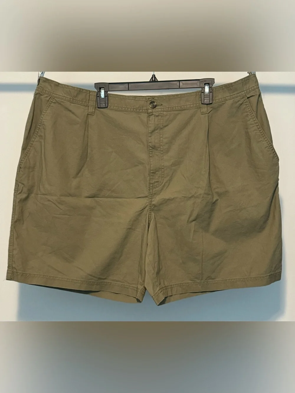 TWO Saddlebred Men's Shorts: Khaki (NWT), Gray (preowned)